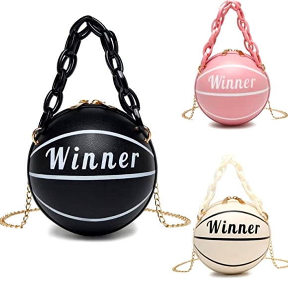  Basketball Bag Basketball-Shaped Crossbody Bag Handbag - Picture 1 of 7